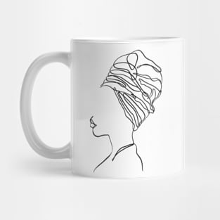 Black woman in gele Mug